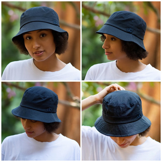 Satin-Lined Wax Rain Hat
