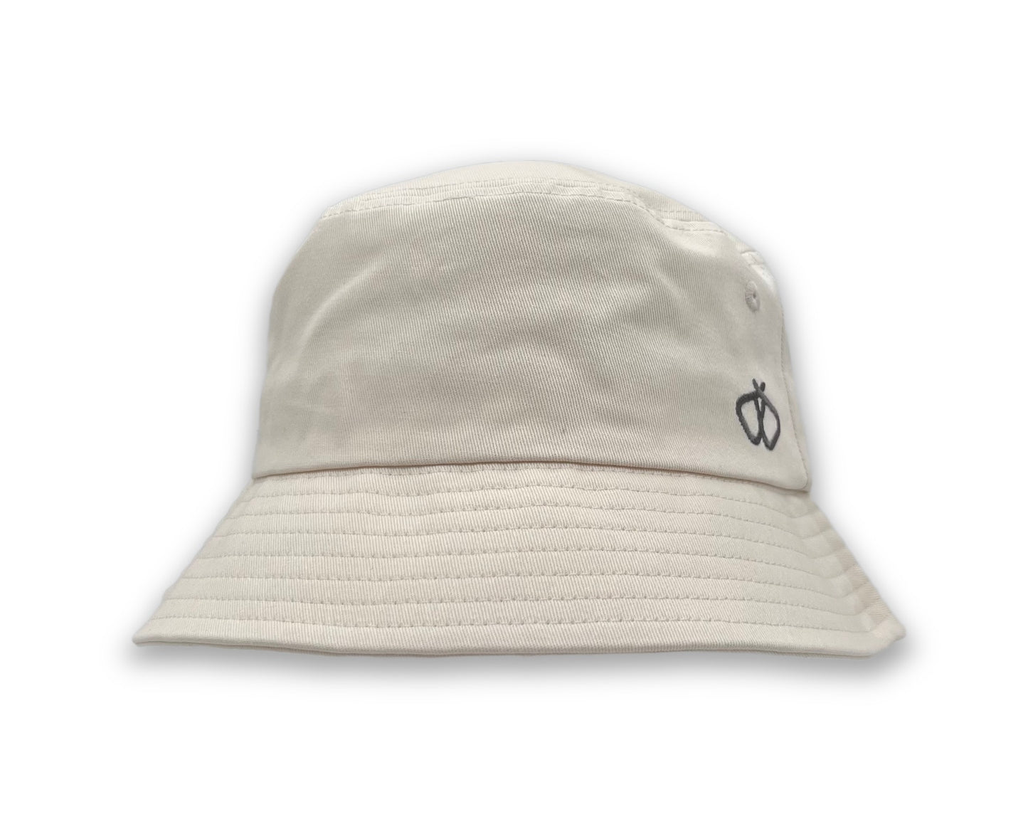 Satin-Lined Cream Bucket Hat