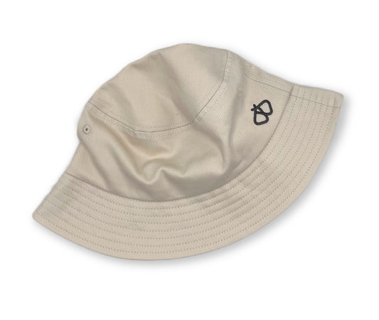 Satin-Lined Cream Bucket Hat
