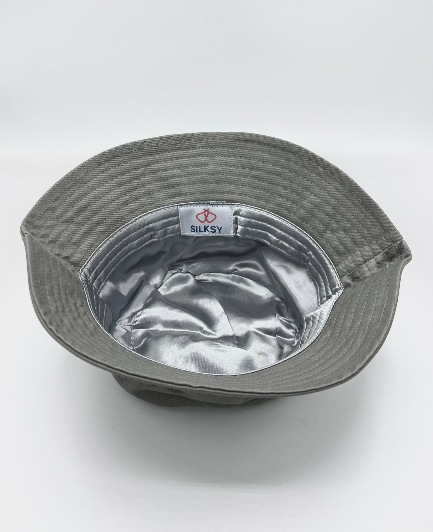 Satin-Lined Olive Bucket Hat