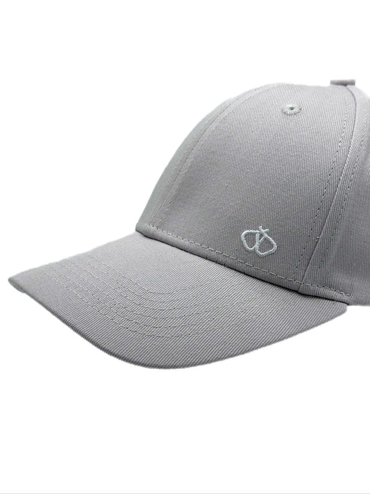 Satin-Lined Grey Ponytail Cap