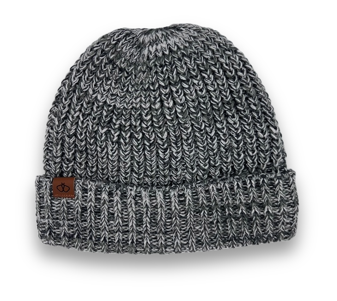Satin-Lined Grey Beanie