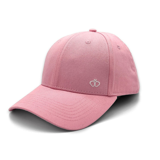 Satin-Lined Dusty Pink Ponytail Cap