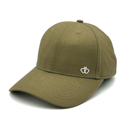 Satin-Lined Olive Green Baseball Cap