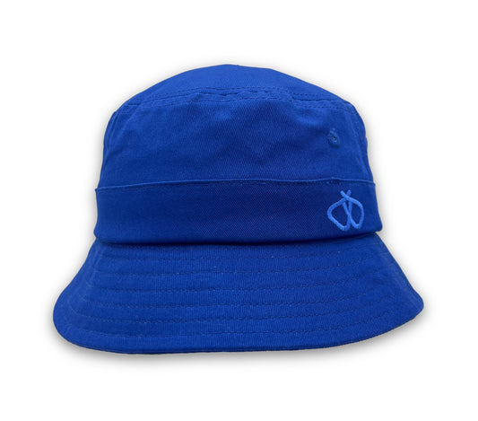 Satin-Lined Kids Blue Bucket Hat