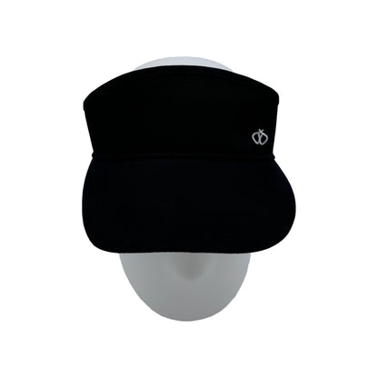 Satin-Lined Black Sun Visor